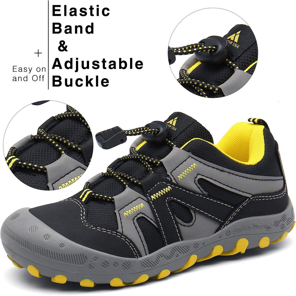 Mishansha Kids Hiking Boots Toddler Boys Girls Hiking Shoes Outdoor Trail
