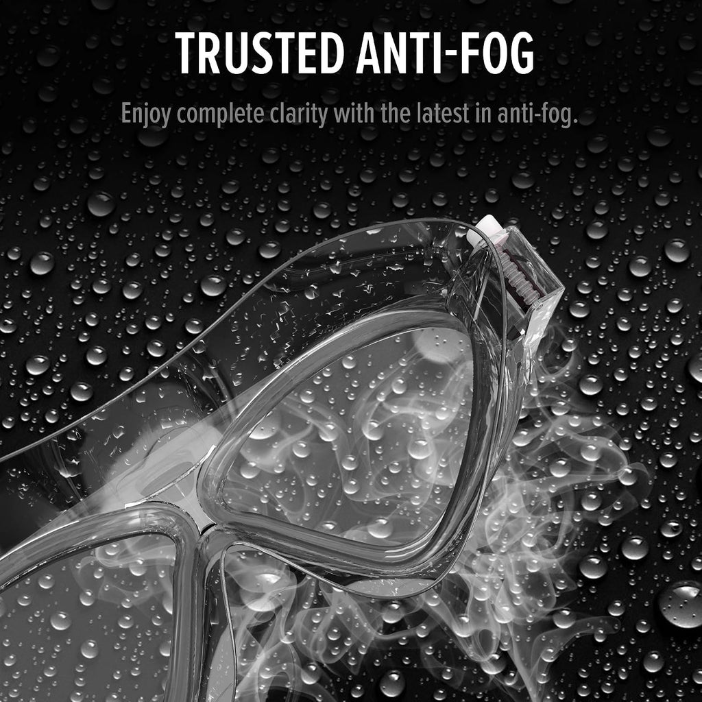 OutdoorMaster Swim Mask, Wide View Swim Goggles for Adult Men Women