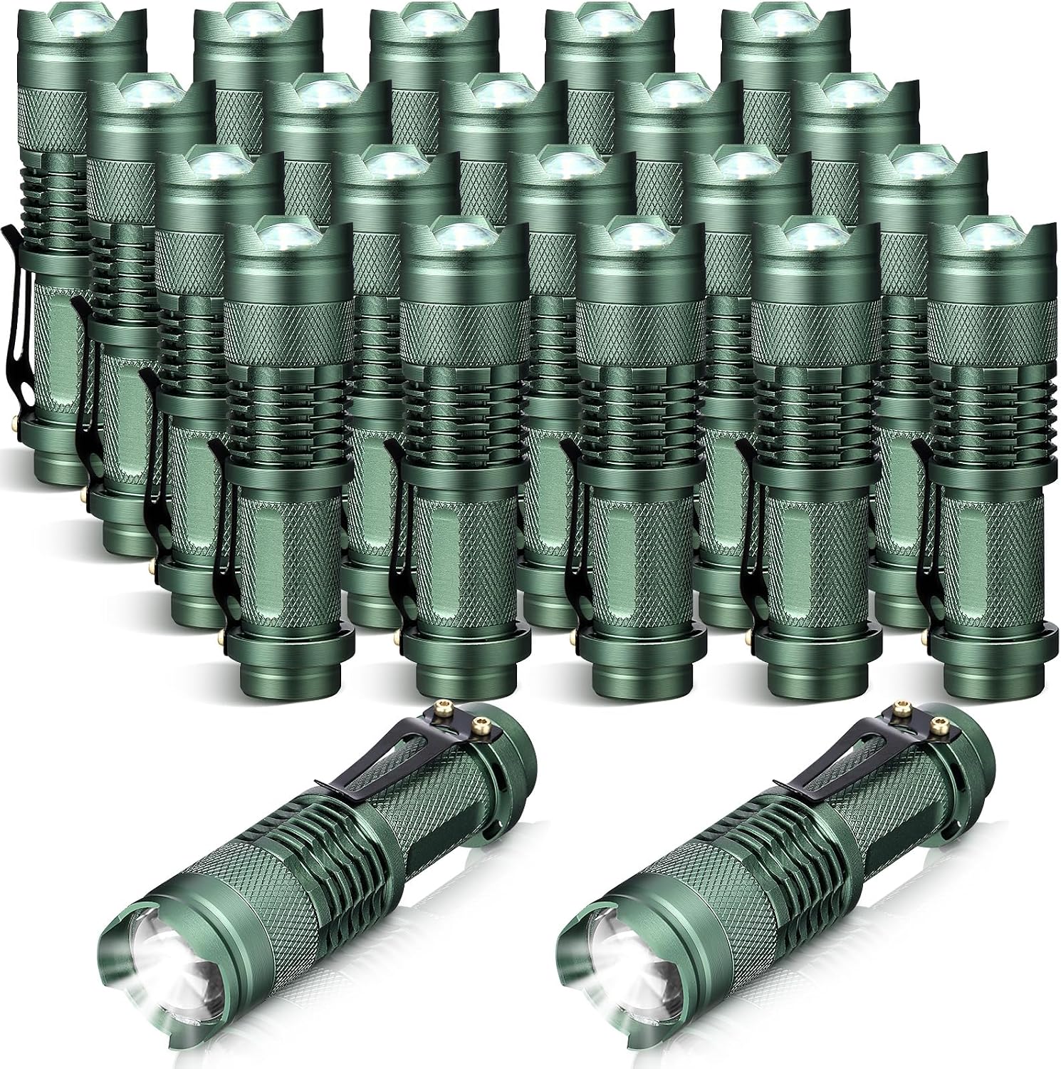 Fumete 20 Pack Mini LED Tactical Flashlights