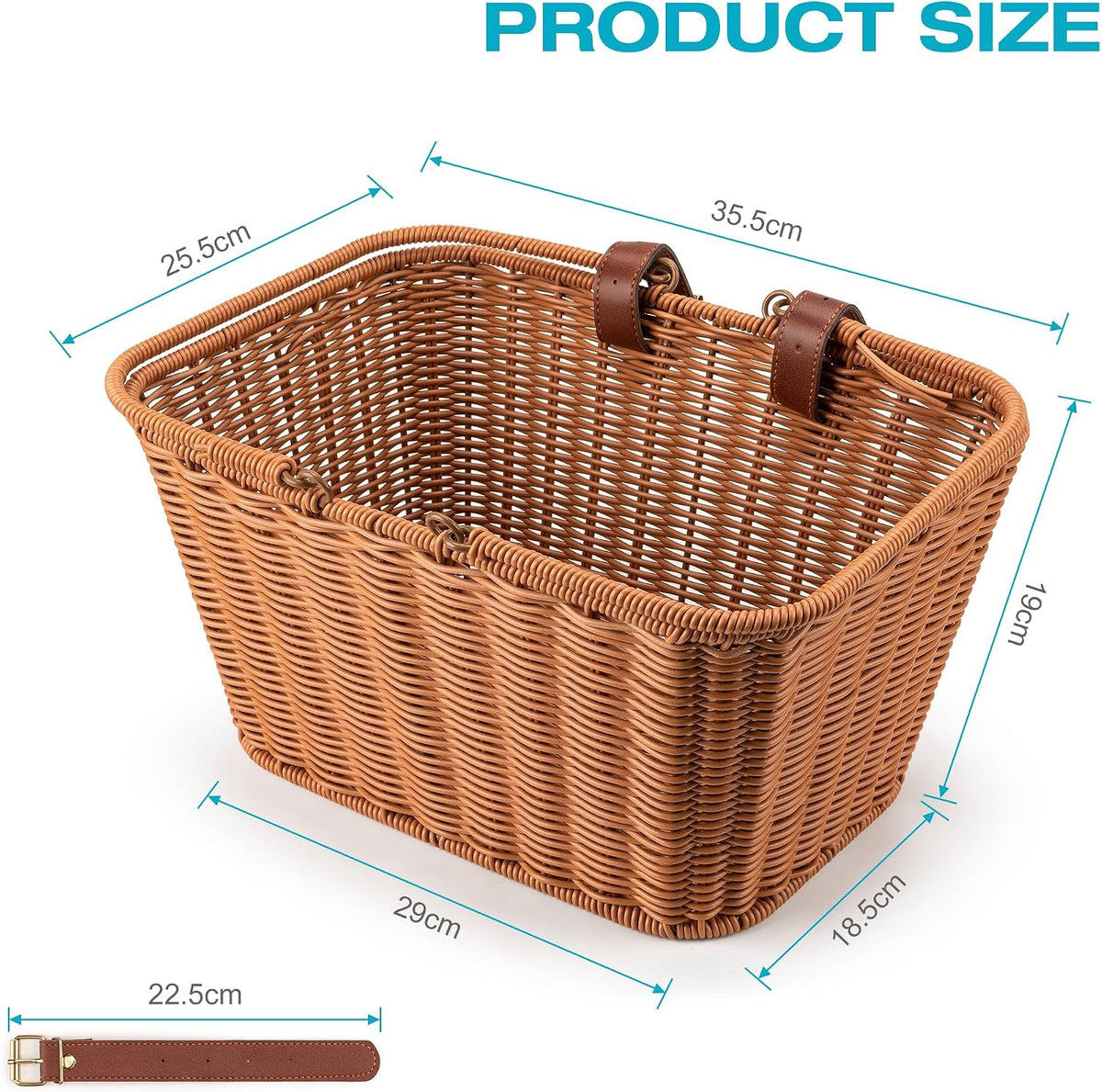 CXWXC Bike Basket - Durable Front Bicycle Bike Baskets