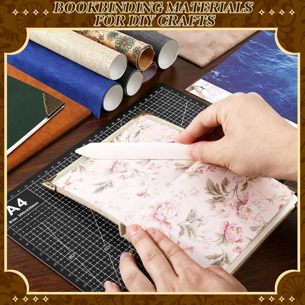 FOGWOWO 208 Pcs Book Binding Kits,Book Making Kit with Video Tutorials
