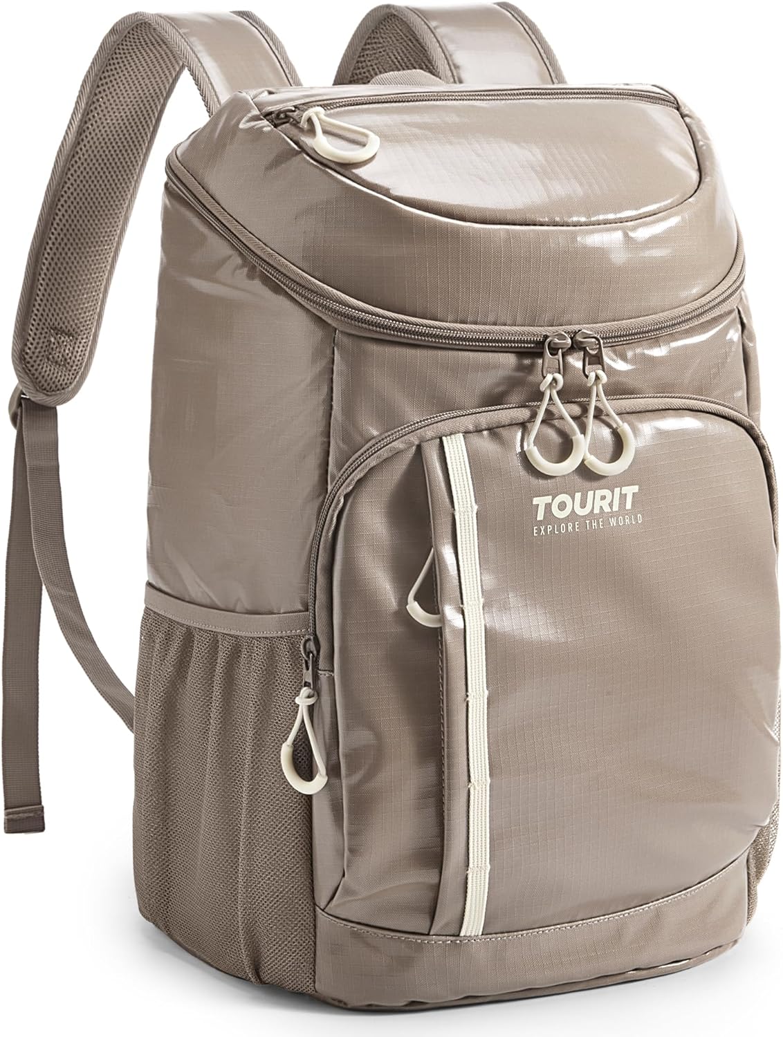 TOURIT Cooler Backpack Insulated 30 Cans, Lightweight Leak Proof Travel Cooler Bag, Soft Waterproof Backpack Cooler for Men Women, Camping Hiking Beach Travel Picnic