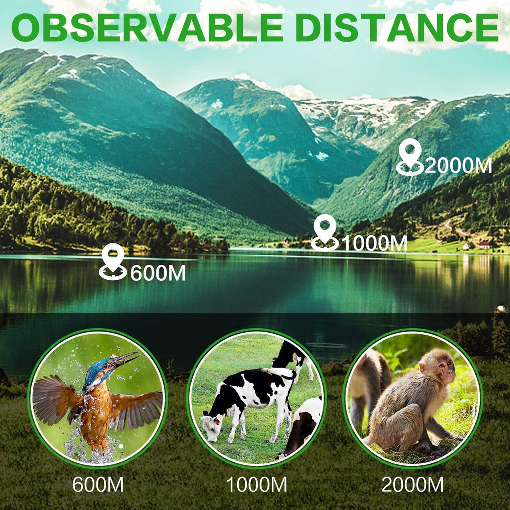 Monocular Telescope, 80×100 Monoculars for Adults