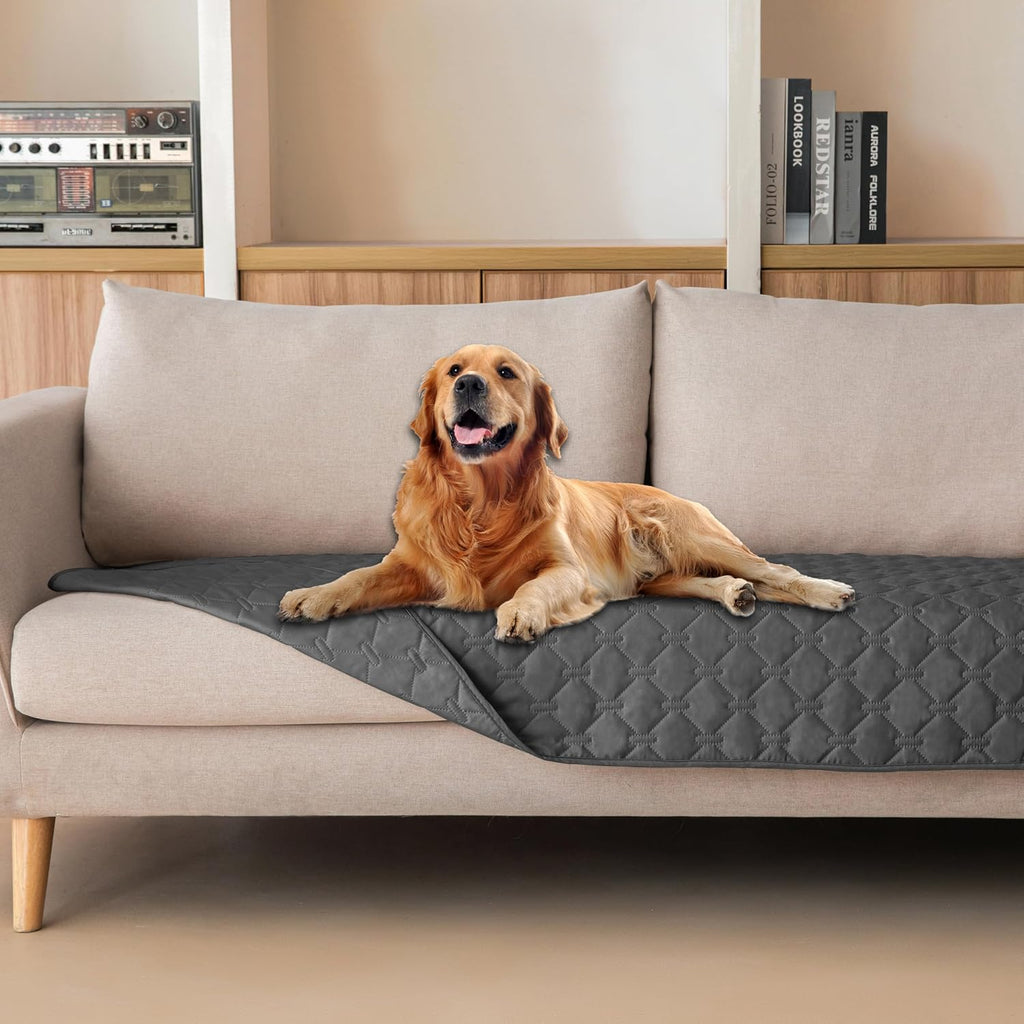 gogobunny Waterproof Dog Blanket, Couch Covers for Sofa, Reusable Pee Pads