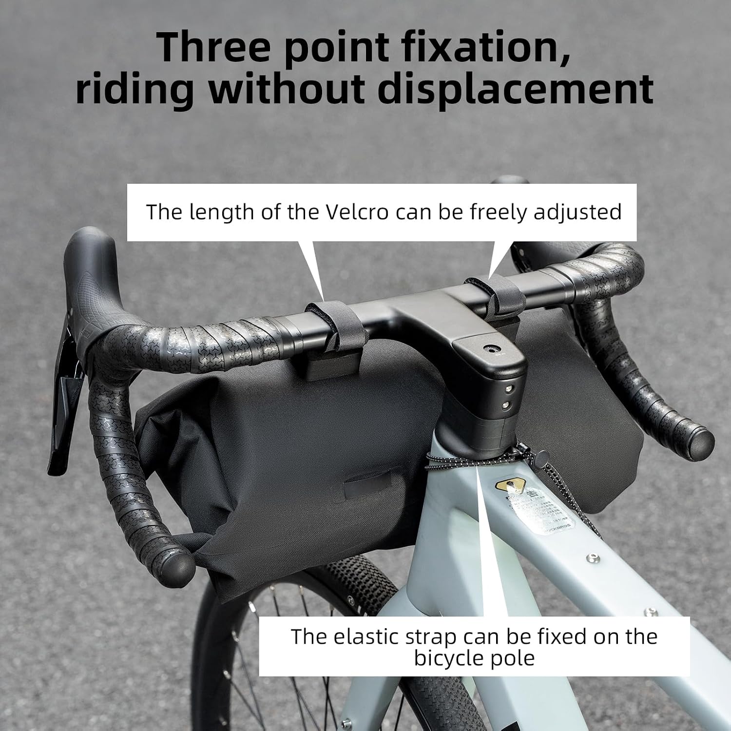 ROCKBROS Bike Handlebar Bag, Waterproof Front Frame Pouch with 8L Capacity