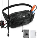 KastKing BaitSpace Waist Bag, Fishing Fanny Pack with Rod Holder
