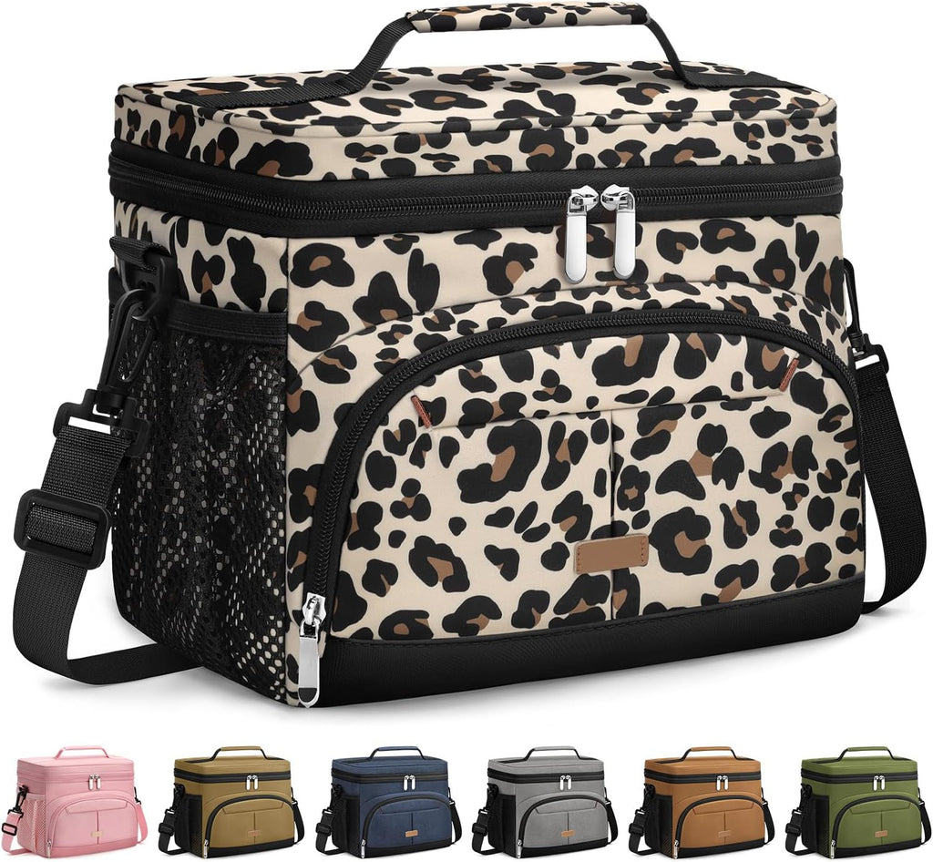 Pritent Lunch Box for Men Women Insulated Lunch Tote Cooler Bag Lunchbox