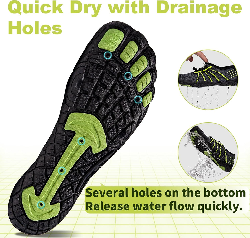 Water Shoes for Women Men, Barefoot Quick Dry Pool Shoes for Outdoor