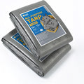 GUARD SHIELD Tarps Heavy Duty Waterproof 10x12 Feet Silver/Black Poly Tarp Cover Outdoor Thick UV Resistant Tarpaulin with Grommets 10mil (2-Pack)