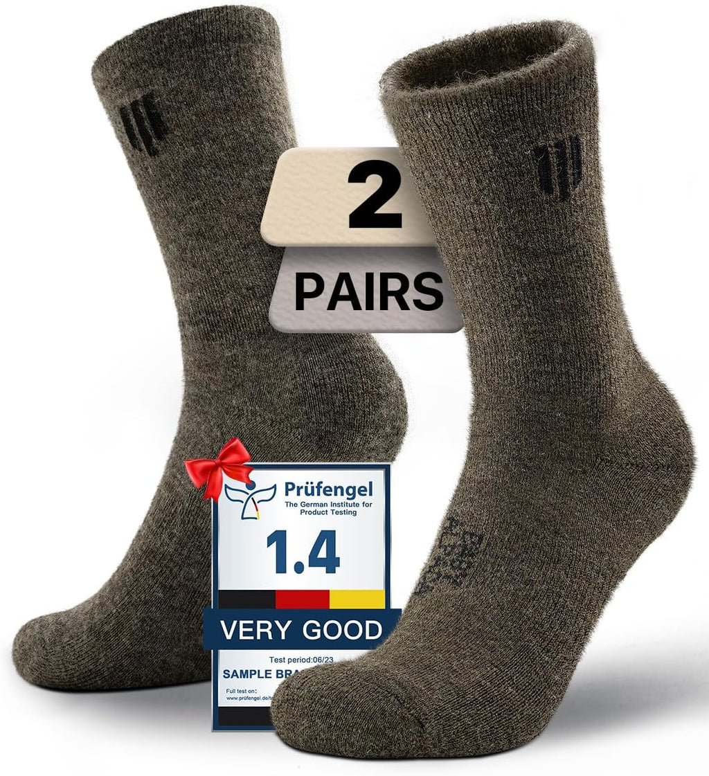 Juclise Baby Alpaca Wool Lightweight Micro Crew Socks for Men & Women