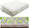 Alpurple Insect Bird Barrier Netting Mesh- 20 x 10 Feet Garden Bug Netting Plant Cover for Protect Plant Fruits Flower from Insect Bird Eating