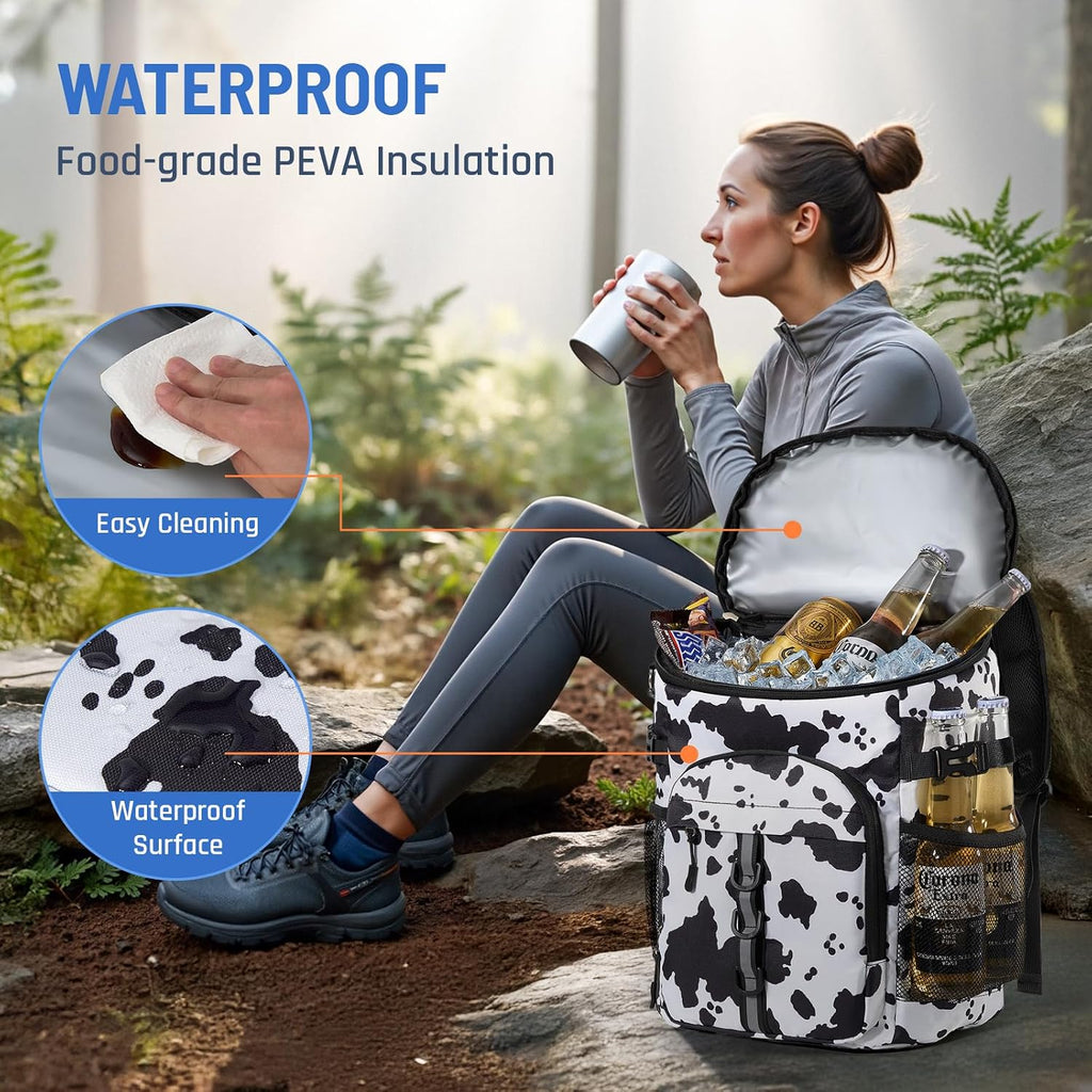 Cooler Backpack, Soft Leak Proof Backpack Coolers for Men Women