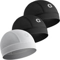 3-Pack Cooling Skull Cap Breathable Sweat-Wicking Helmet Liner for Men