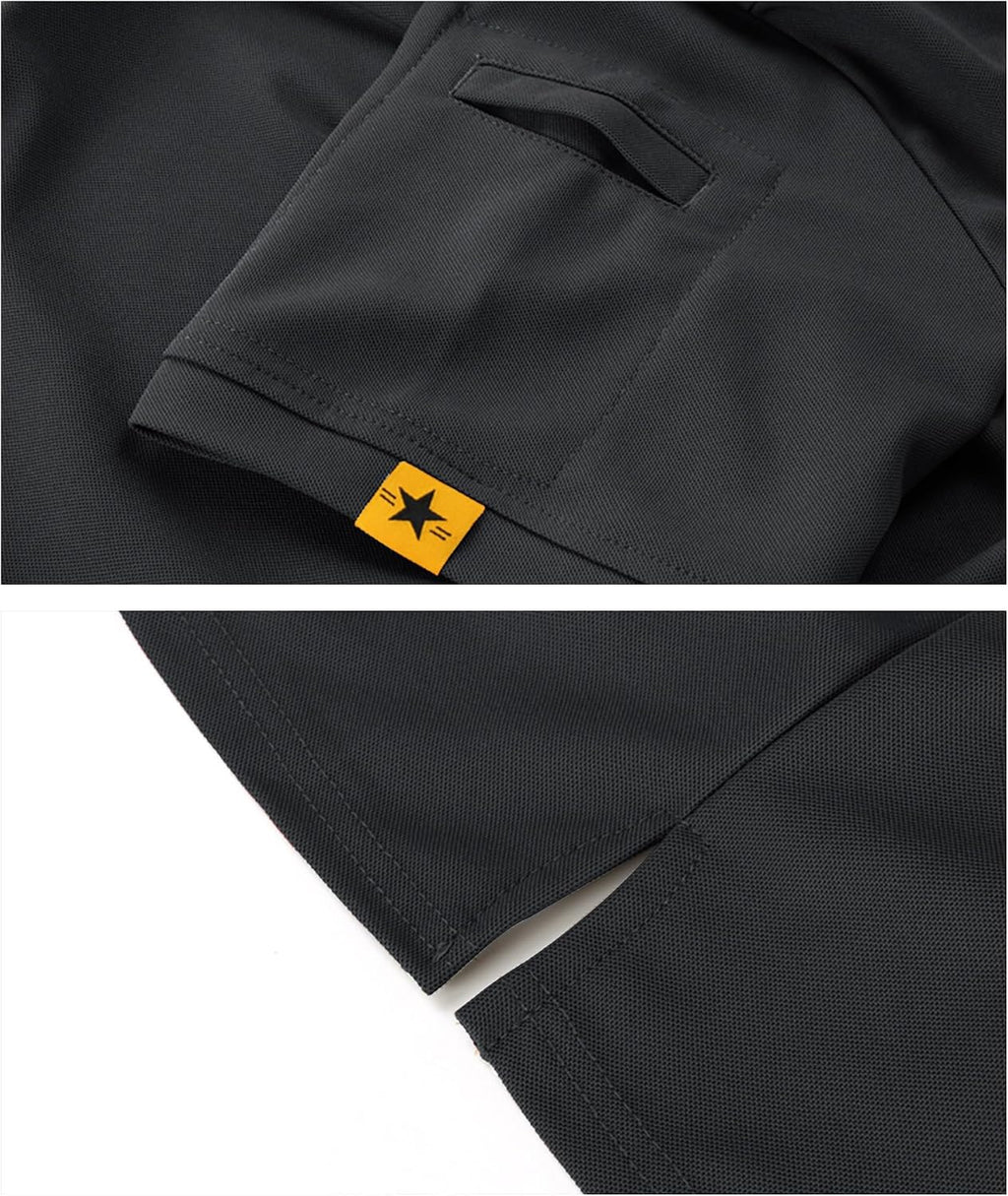 SCODI Mens Polo Shirts Short Sleeve Athletic Casual Golf Collared T-Shirt