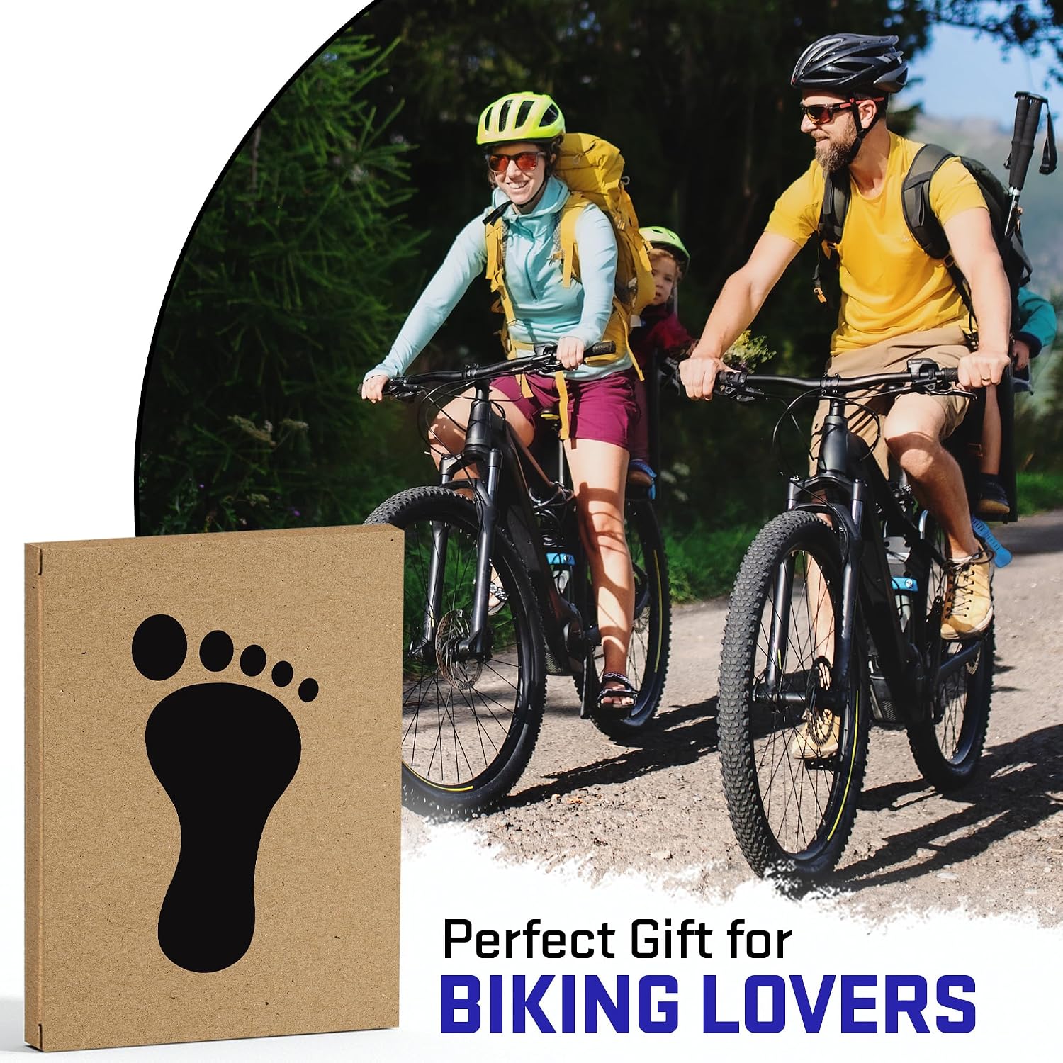 Mountain Bike Accessories - Gifts for Cyclists, Best Cycling Socks for Men, Funny Biker Gifts for Men Who Love Riding