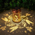 WACLSTDAY Hummingbird Solar Lanterns Outdoor Waterproof Garden Decor Birthday Gifts for Women Men Mom Hanging Solar Lights Metal Decoration Outside for Yard,Patio,Backyard,Porch,Easter
