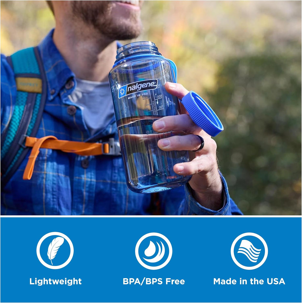 Nalgene 32 oz Wide Mouth Water Bottle, Aliens