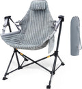 Portal Hammock Camping Chair,Adjustable Recline Backrest,Grey