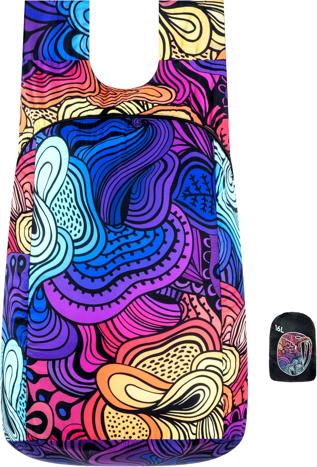 Nanobag Daypack 16L Ultralight Packable Foldable Travel Backpack for Hiking