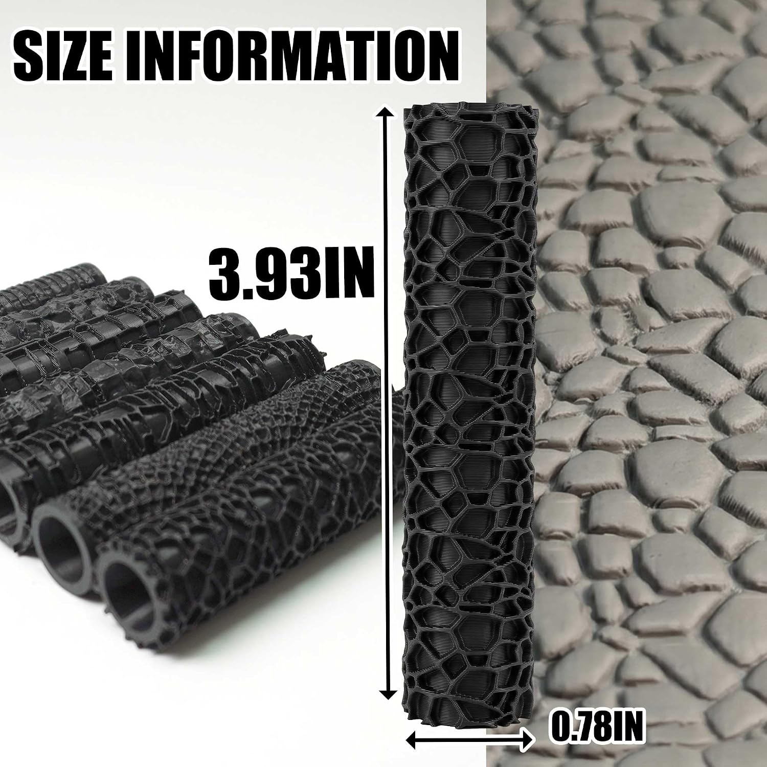 7-Piece Texture Roller Set, Tabletop Terrain Road Pattern Tool