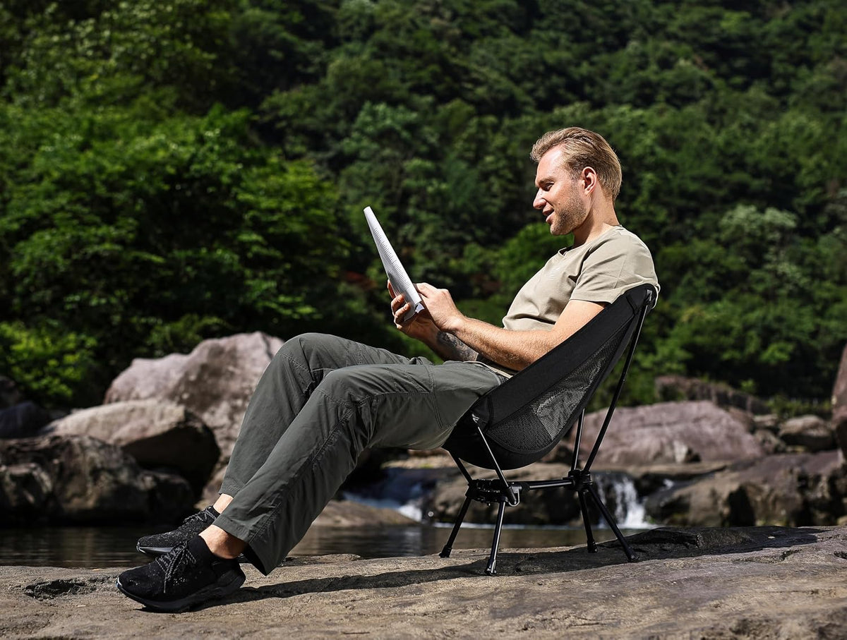MARCHWAY Lightweight Folding Camping Chair, Portable, Compact and Sturdy