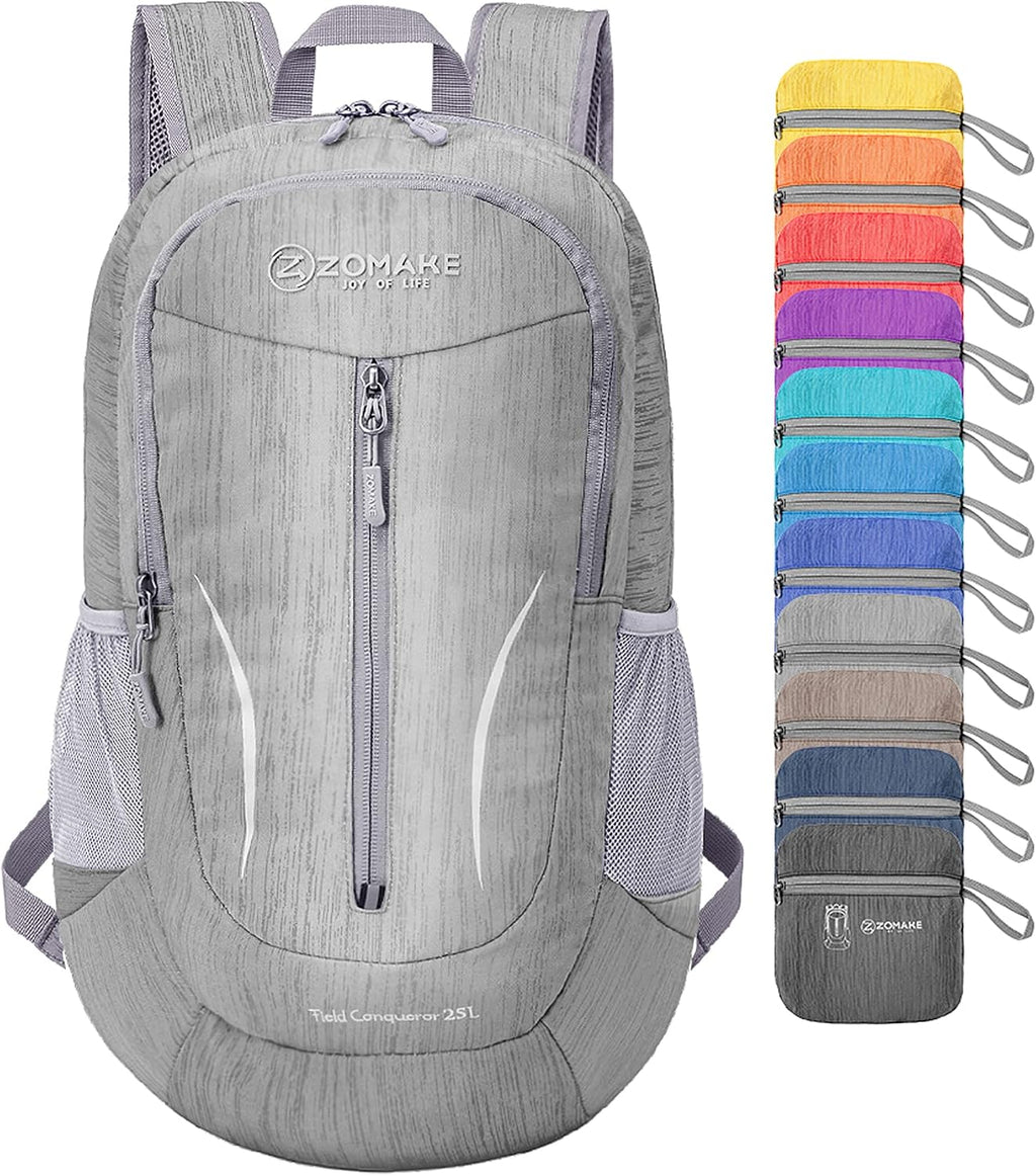ZOMAKE 25L Lightweight Packable Backpack, Foldable Daypack(Royal Blue)