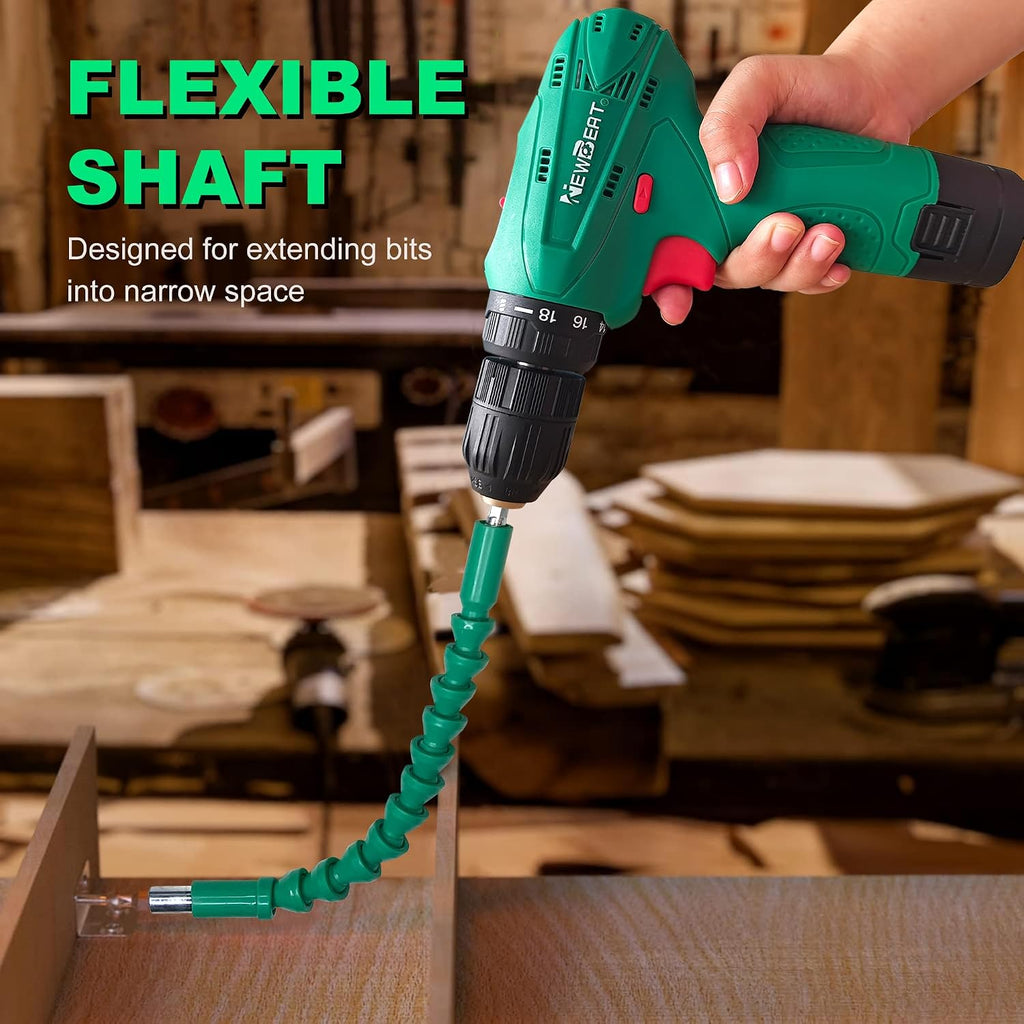 12V Cordless Drill Set with 2 Batteries for Home DIY