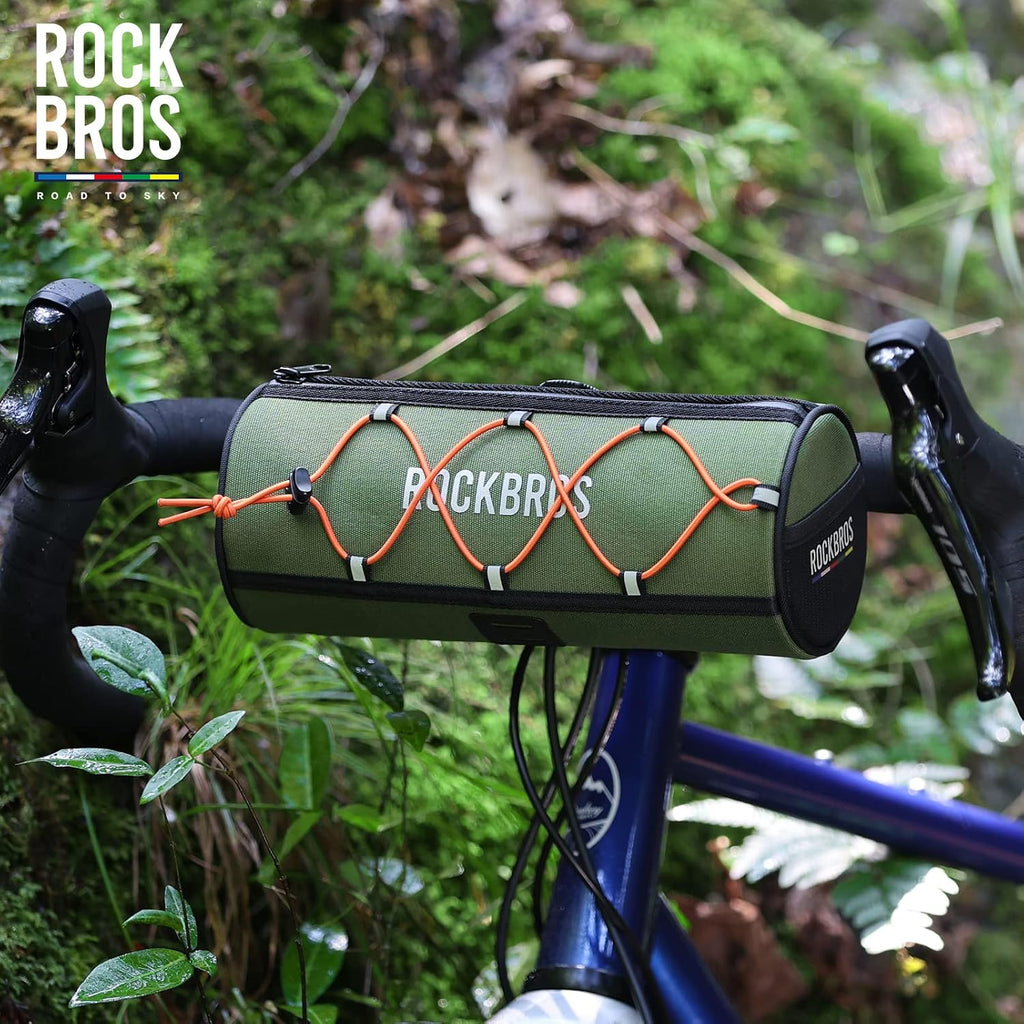 ROCKBROS ROAD TO SKY Bike Handlebar Bag 2L Knob Mount Lightweight