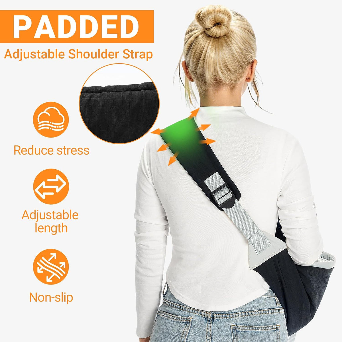 Dog Backpack Carrier & Body Sling for Small Dogs & Cats – Hands-Free Dog Pouch Carrier with Adjustable Strap for Travel & Hiking