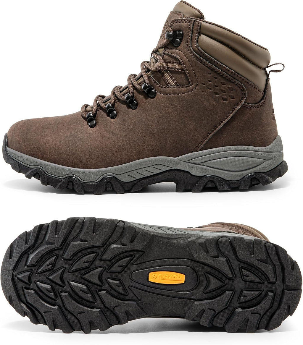 NORTIV 8 Men's Hiking Winter Insulated Snow Boots