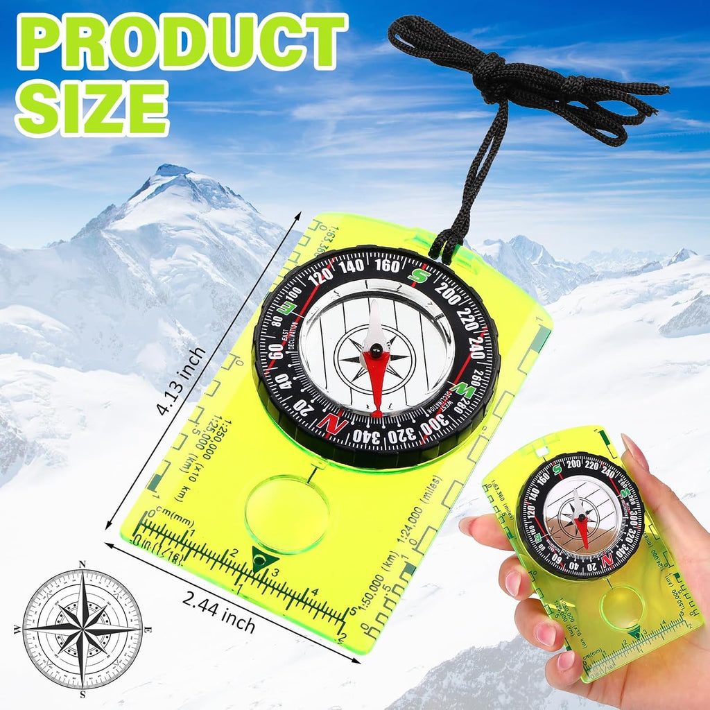 Geiserailie Acrylic Compass Bulk Orienteering Compass Hiking