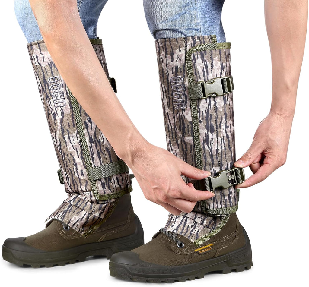 UIIHUNT Snake Gaiters, Waterproof Snake Chaps Snake Gaiter for Men Women, Adjustable Snake Bite Protection Snake Guards