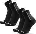 DANISH ENDURANCE Merino Cycling Socks, Cushioned for Road/MTB, 2-Pack