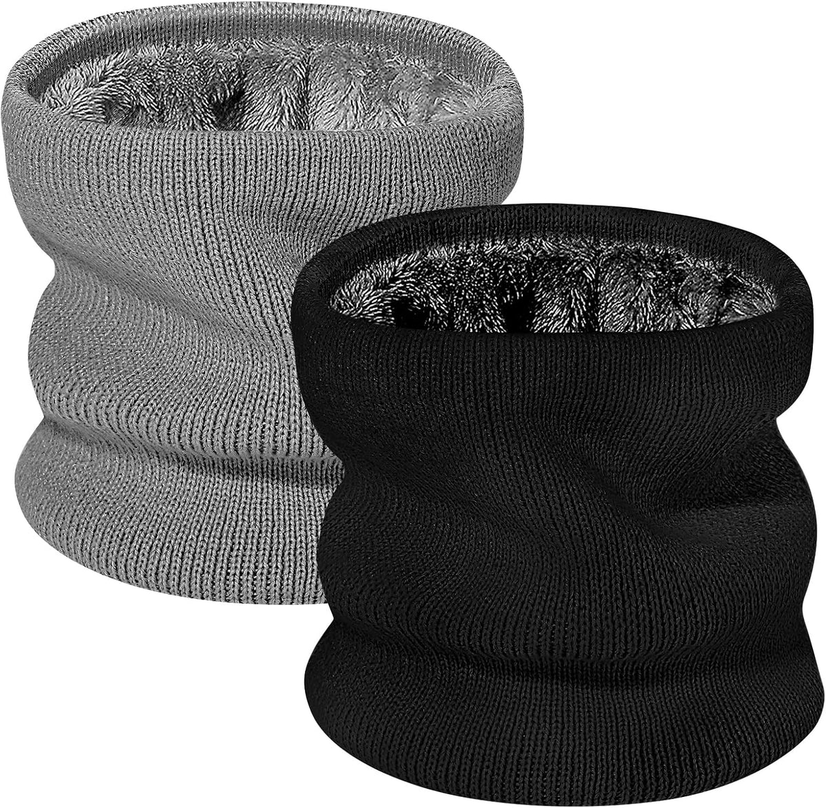 Fivali Winter Neck Warmer Gaiter for Men Women: Thick Windproof Neck Scarf