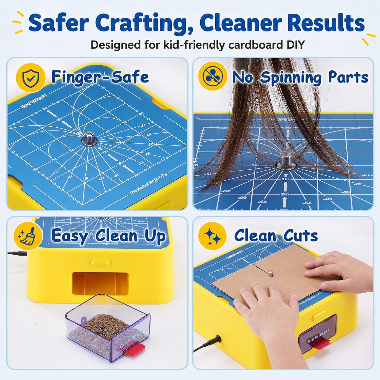 | Cardboard Cutter for Kids, Safe DIY Craft Tool for STEM Projects