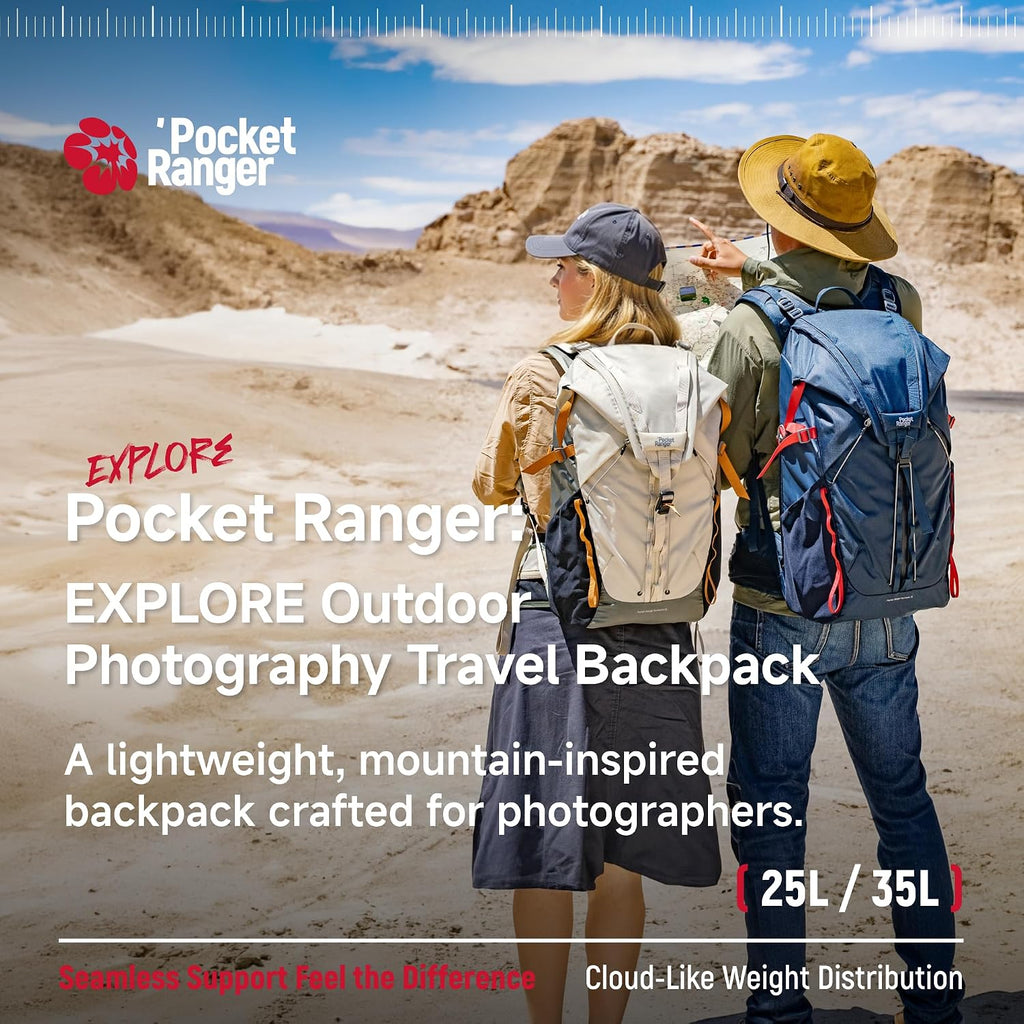 VSGO Pocket Ranger Photography & Outdoor Backpack – Off White