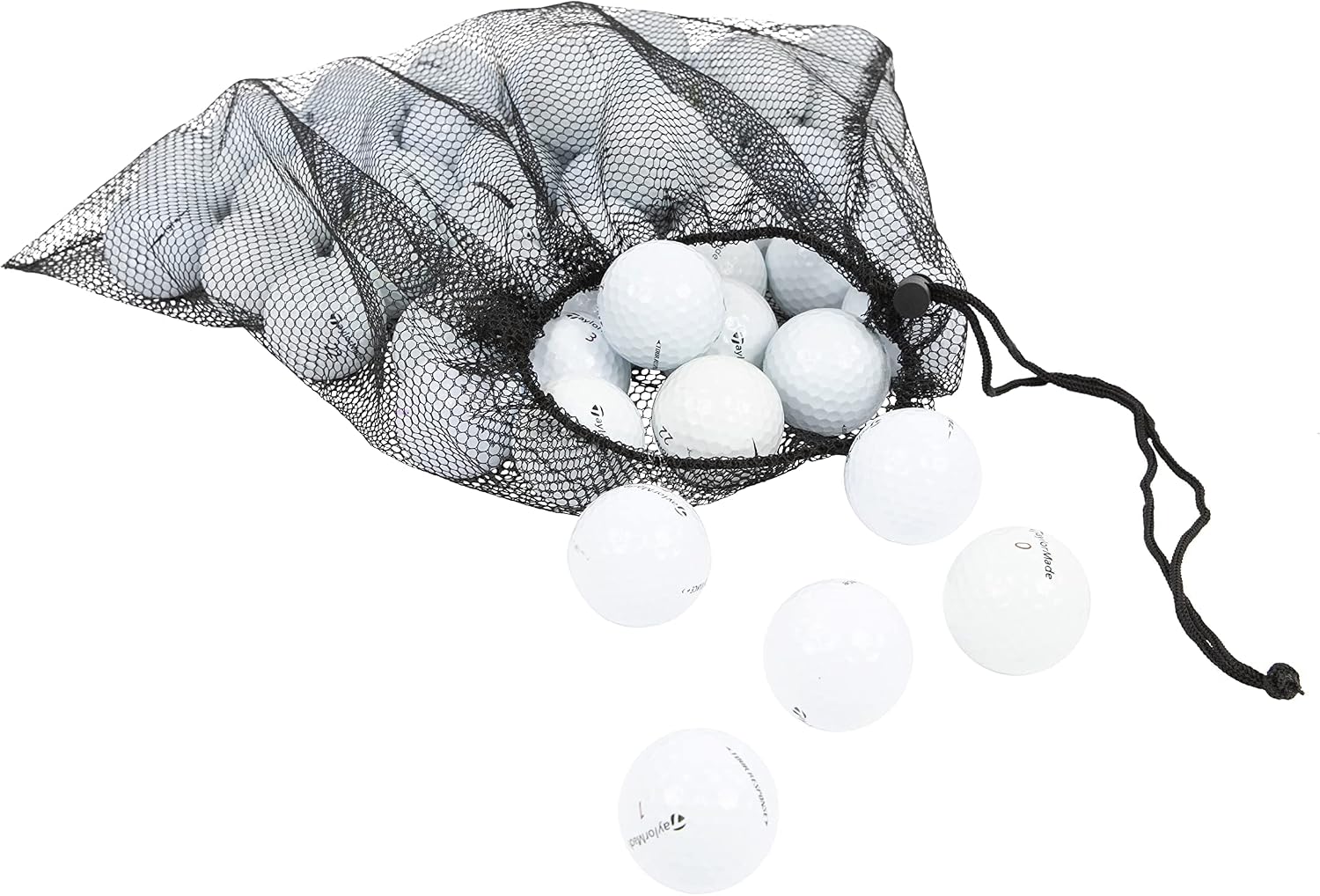 Clean Green Golf Balls - 48 Recycled Used Golf Balls for TaylorMade Golf Balls - Good Condition for Men