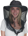 Mosquito Head Net Hat with Fine Mesh for Gardening, Fishing, Camping