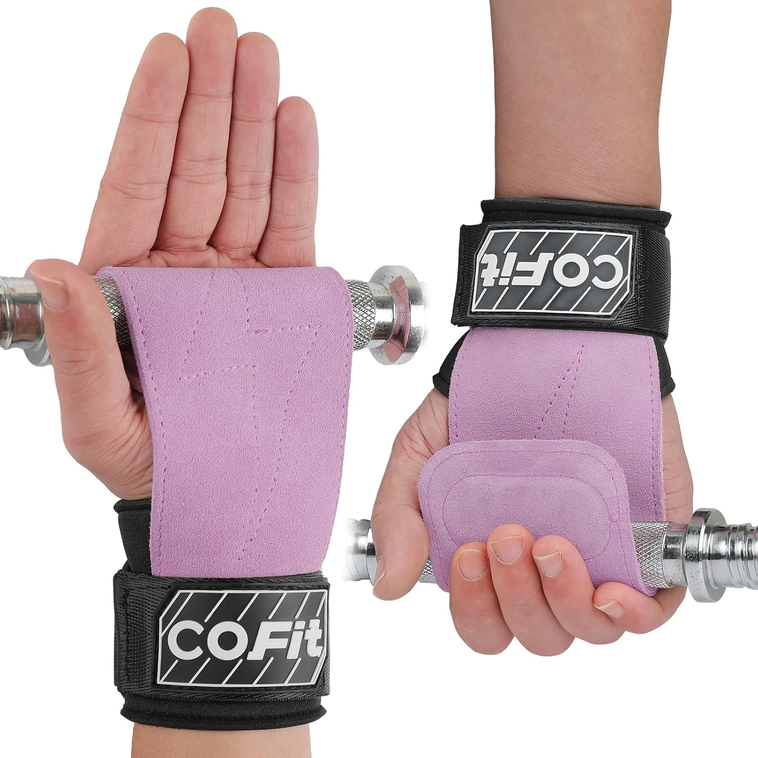 COFIT Wrist Straps for Weightlifting, Workout Wrist Wraps with Dual-Layer Oxford Leather, Enhanced Grip for Optimal Hand and Wrist Protection, Gym Lifting Straps for Deadlift and Powerlifting