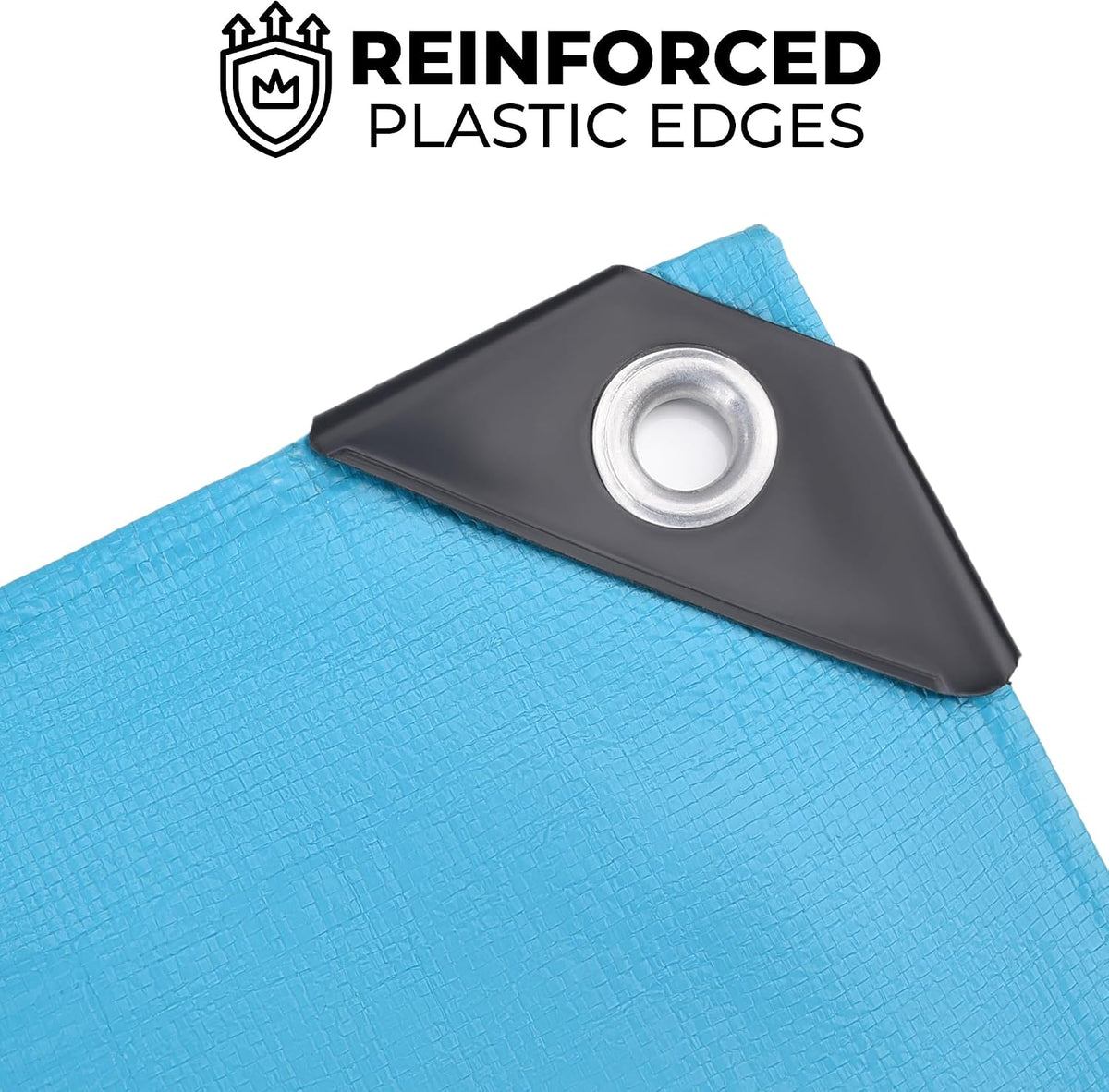 Tarps Heavy Duty Waterproof 20x30 ft, 12 mil Thick Tarp Cover with Grommets