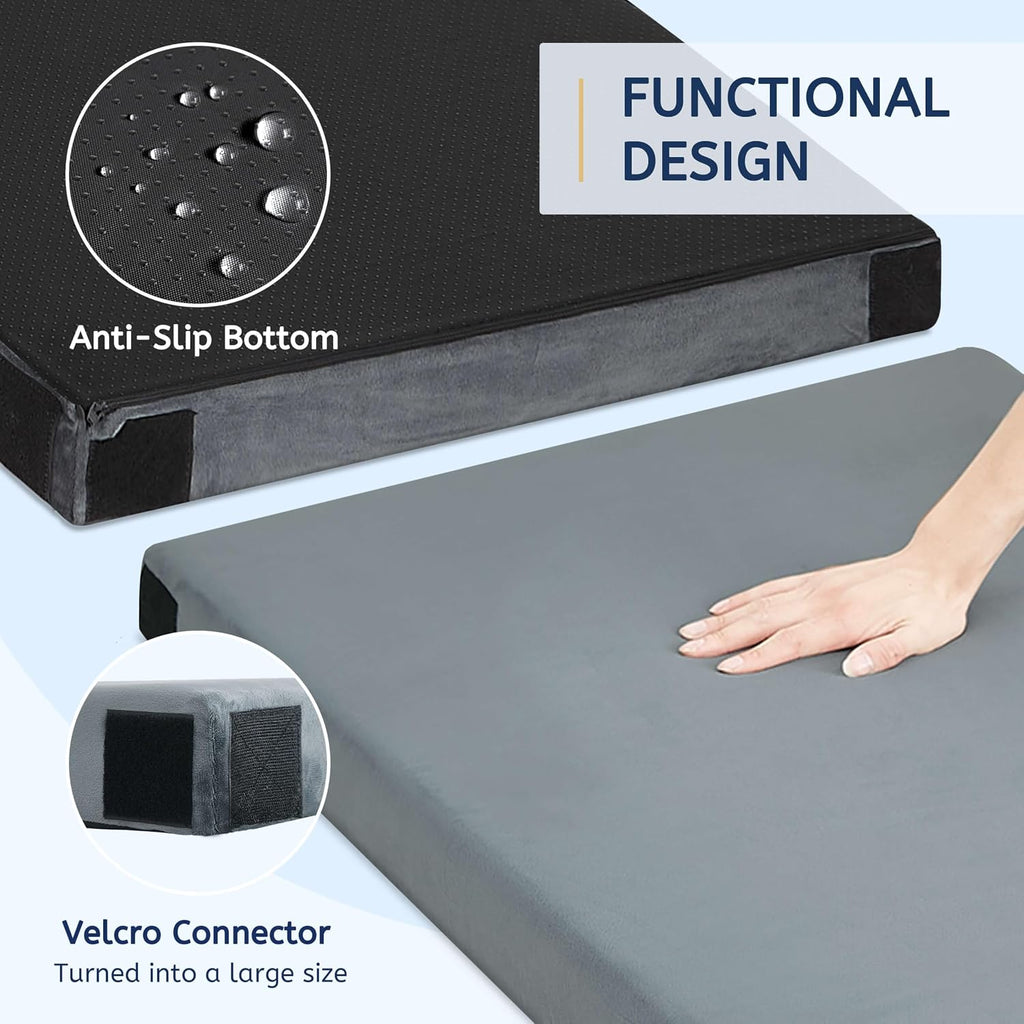HomeMate Memory Foam Camping Mattress Pad: Portable Car Sleeping Pad