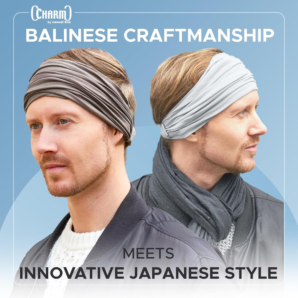 CHARM Headband for Men, Japanese Style Bandana