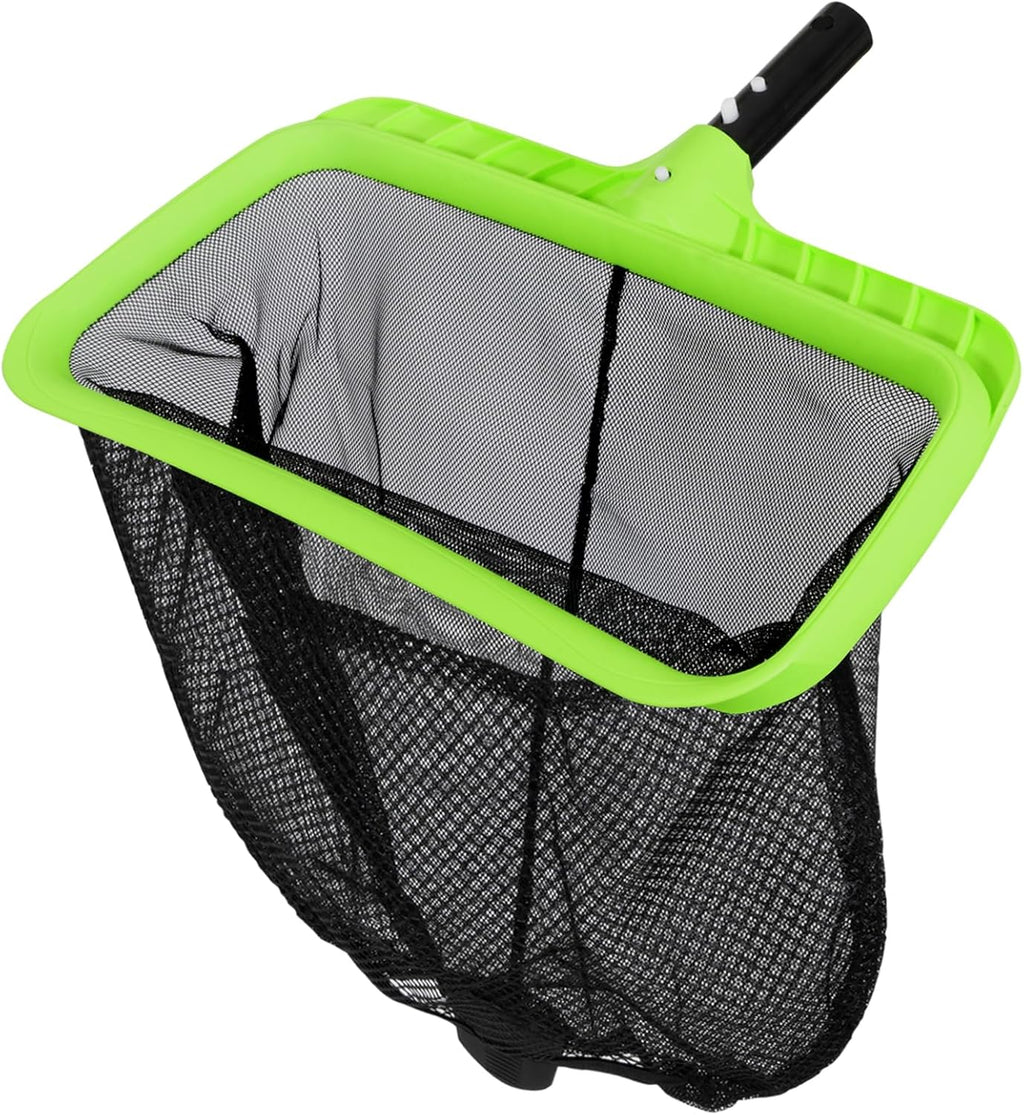 Sepetrel Swimming Pool Leaf Skimmer Net,Reinforced Frame Deep Rake Net