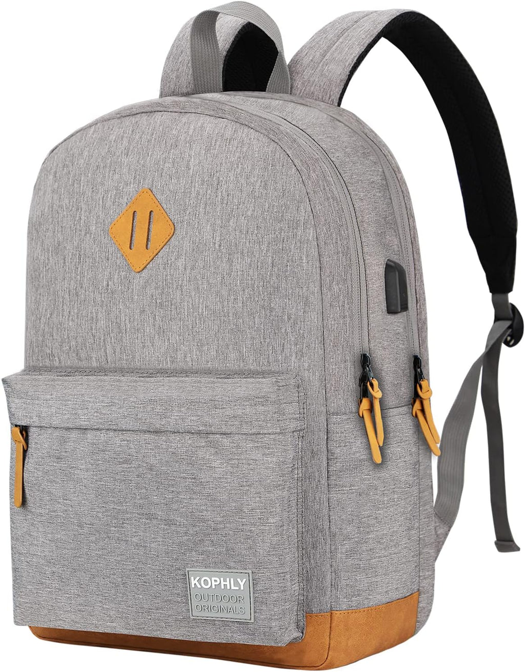 SUPACOOL Large Laptop Backpack with USB Charging Port for Men and Women
