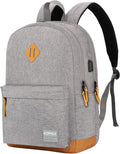 SUPACOOL Large Laptop Backpack with USB Charging Port for Men and Women