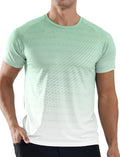 Men's Athletic Running T-Shirts Quick Dry Gym Workout Shirts Sports Tops