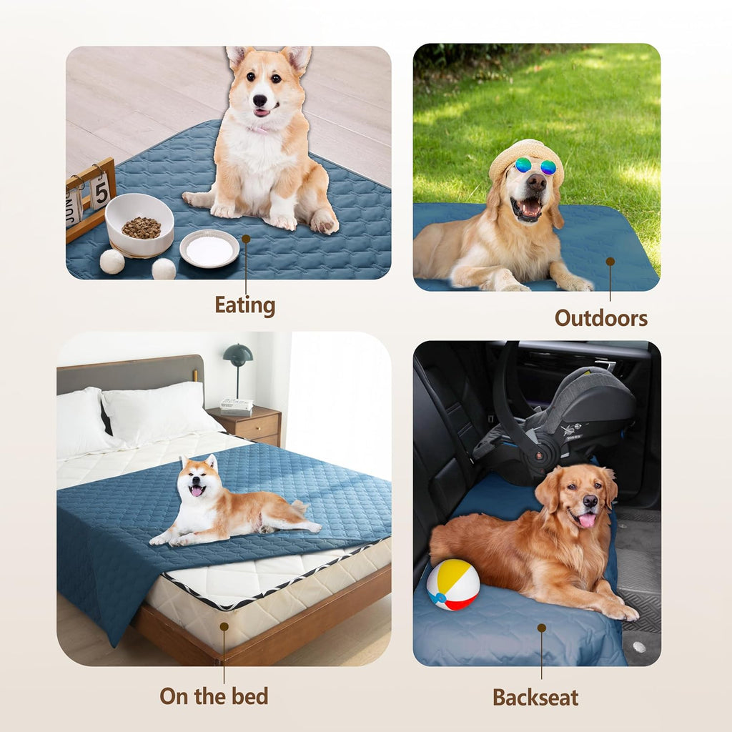 gogobunny Waterproof Dog Blanket, Couch Covers for Sofa, Reusable Pee Pads