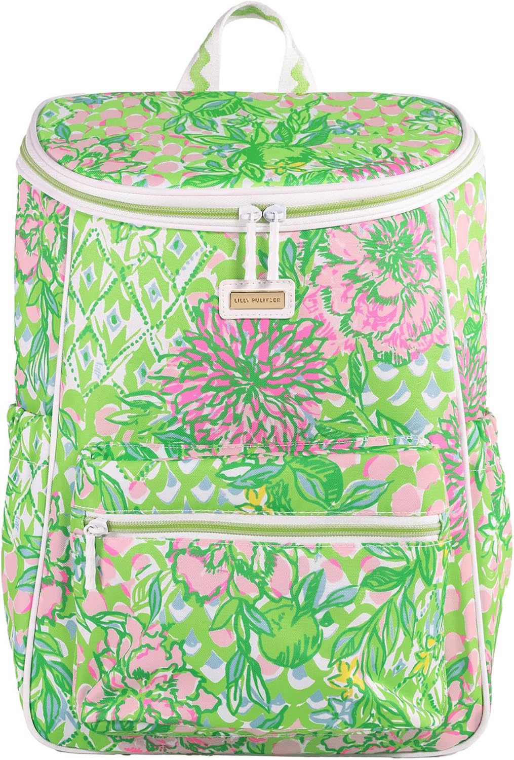 Lilly Pulitzer Insulated Backpack Cooler, Lime Feeling Good
