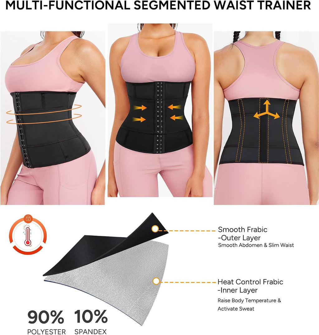 LEINIDINA Waist Trainer for Women Corset Shapewear Cincher Waist Trimmer