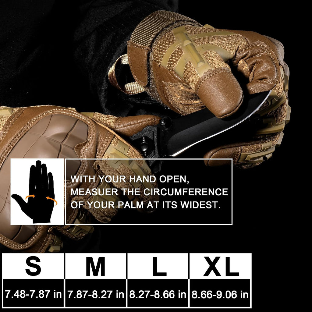 WTACTFUL Tactical Gloves Men Women, Touchscreen Reinforced Palm